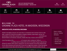 Tablet Screenshot of cpmadisonhotel.com